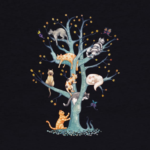 The tree of cat life by Timone